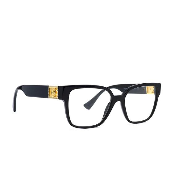 NEW VERSACE VE3329B GB1 BLACK AUTHENTIC EYEGLASSES FRAME - Picture 4 of 16